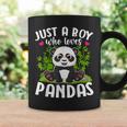 Just A Boy Who Loves Pandas Funny Panda Lover Coffee Mug Gifts ideas