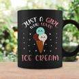 Just A Girl Who Loves Ice Cream Lover Cute Summer Vacation Coffee Mug Gifts ideas