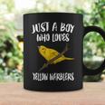 Just A Boy Who Loves Yellow Warblers Birds Birding Coffee Mug Gifts ideas
