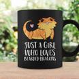Just A Girl Who Loves Bearded Dragons Lizard Reptile Coffee Mug Gifts ideas