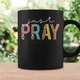 Just Pray Christian Love Like Jesus Prayer Leopard Women Coffee Mug Gifts ideas