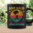 Keep Calm And Avoid Getting A Concussion - Retro Colorguard Coffee Mug Gifts ideas