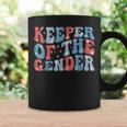 Keeper Of The Gender 4Th Of July Gender Reveal Theme Party Coffee Mug Gifts ideas