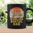 Kurilian Bobtail Cat Dad Retro Vintage For Cat Lovers Coffee Mug Gifts ideas