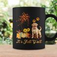 Labrador Retriever Fall Autumn Leaf Maple Tree Thanksgiving Coffee Mug Gifts ideas