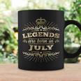 Legends Are Born In July King Queen Crown King Funny Gifts Coffee Mug Gifts ideas
