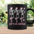Let's Go Ghouls Western Skeletons Bachelorette Halloween Coffee Mug Gifts ideas