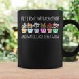 Lets Root For Each Other And Watch Each Other Grow Kawaii Coffee Mug Gifts ideas