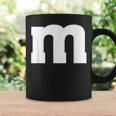 Letter M Simple Lazy Halloween 2023 Costumes Group Coffee Mug Gifts ideas