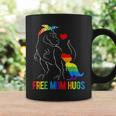 Lgbt Free Mom Hugs Dinosaur Rex Mamasaurus Ally Rainbow Flag Coffee Mug Gifts ideas