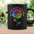 Lgbtq Rainbow Sunflower World Flower Pride Be Equality Kind Coffee Mug Gifts ideas