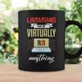 Librarian Funny Virtual Librarian Humor Library Gift  Coffee Mug Gifts ideas