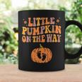Little Pumpkin On The Way Pregnancy Announcement Halloween Coffee Mug Gifts ideas