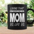 Living That Crosswords Mom Life Crossword Puzzle Lover Coffee Mug Gifts ideas
