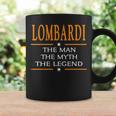 Lombardi Name Gift Lombardi The Man The Myth The Legend Coffee Mug Gifts ideas