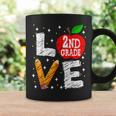 Love 2Nd Grade Apple Back To School Teacher Coffee Mug Gifts ideas