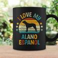 Love My Alano Espanol Or Spanish Bulldog Dog Coffee Mug Gifts ideas