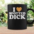 Love Spotted Dick Funny British Currant Pudding Custard Food Coffee Mug Gifts ideas
