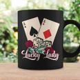 Lucky Lady Poker Player Gambling Casino Gambler Coffee Mug Gifts ideas