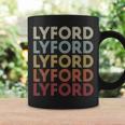 Lyford Texas Lyford Tx Retro Vintage Text Coffee Mug Gifts ideas
