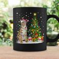 Lynx Xmas Tree Lighting Santa Lynx Christmas Coffee Mug Gifts ideas