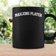 Mahjong Player Job Outfit Costume Retro College Arch Funny Coffee Mug Gifts ideas