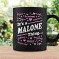 Malone Surname Last Name Family Its A Malone Thing Funny Last Name Designs Funny Gifts Coffee Mug Gifts ideas