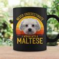 Maltese Never Underestimate A Woman With A Maltese Gift For Mens Coffee Mug Gifts ideas