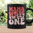 Mama Of The Berry Sweet One Strawberry Groovy Retro Birthday Coffee Mug Gifts ideas