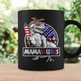 MamasaurusRex Dinosaur Mama Saurus Usa Flag 4Th Of July Gifts For Mama Funny Gifts Coffee Mug Gifts ideas