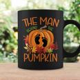 The Man Behind The Pumpkin Halloween Pregnancy Halloween Pregnancy Coffee Mug Gifts ideas