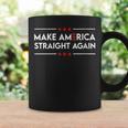 Masa Make America Straight Again American Flag Vintage Coffee Mug Gifts ideas
