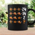 Math Number Thanksgiving Count Answer Pie Turkey Teacher Coffee Mug Gifts ideas