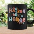 Matron Of Honor Retro Groovy Bridesmaids Bachelorette Party Coffee Mug Gifts ideas