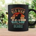 Mb Never Underestimate An Old Man With A Beagle Coffee Mug Gifts ideas