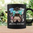 Medical Assistant Ma Cma Nurse Nursing Messy Bun Doctor Coffee Mug Gifts ideas