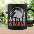 Men Armed And Dadly Funny Father Gifts For Fathers Day Coffee Mug Gifts ideas