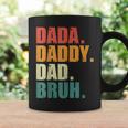 Men Dada Daddy Dad Bruh Funny Father Vintage Fathers Day Coffee Mug Gifts ideas
