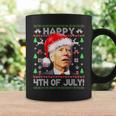 Merry Christmas Joe Biden Happy 4Th Of July Ugly Xmas Coffee Mug Gifts ideas