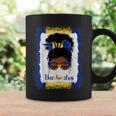 Messy Bun Barbados Flag Woman Girl Coffee Mug Gifts ideas