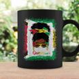 Messy Bun Guyana Flag Woman Girl Coffee Mug Gifts ideas