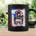 Messy Bun Half American Puerto Rican Dominican Root Coffee Mug Gifts ideas