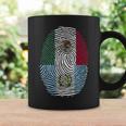 Mexico & Guatemala Fingerprint Half Mexican Guatemalan Roots Coffee Mug Gifts ideas