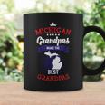 Michigan Grandpas Make The Best Grandpas Funny Novelty Gift Coffee Mug Gifts ideas