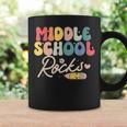 Middle School Rocks Students Teacher Back To School Coffee Mug Gifts ideas