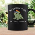 Misgenderin Folks Aint Very Cowboy Retro Frog Lgbtq Pride Coffee Mug Gifts ideas