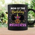 Mom Of The Birthday Princess Melanin Afro Unicorn Cute Coffee Mug Gifts ideas