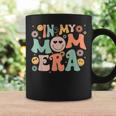 In My Mom Era Cute Smile Face Groovy Mom Mama Mother Era Coffee Mug Gifts ideas