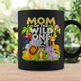 Mom Of The Wild One 1St Birthday Zoo Animal Safari Jungle Coffee Mug Gifts ideas