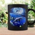Moon Dolphin Space Dolphins Coffee Mug Gifts ideas